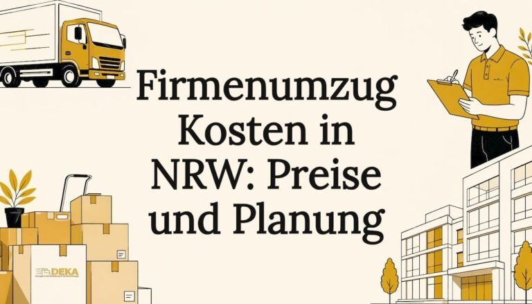 Firmenumzug Kosten in NRW: Preise und Planung