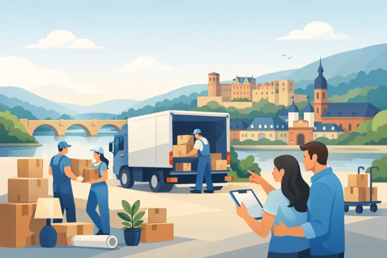 Umzugsdienstleistungen in Heidelberg planen