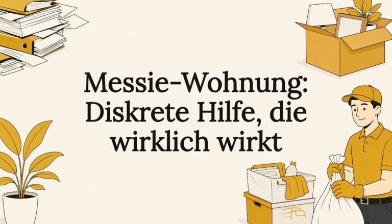 Messie-Wohnung: Diskrete Hilfe, die wirklich wirkt