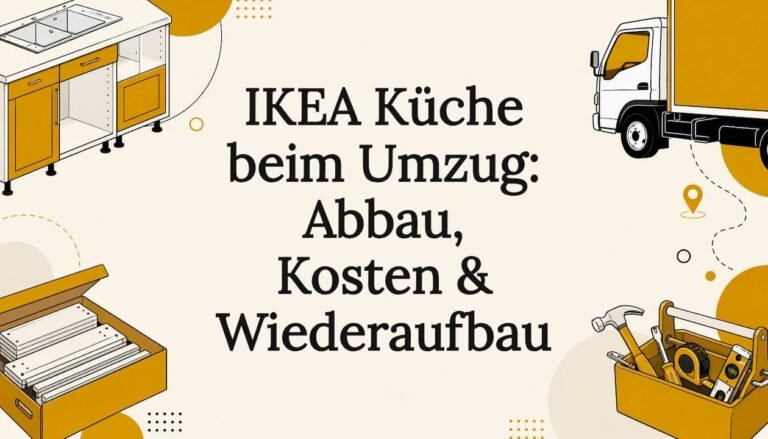 IKEA Küche beim Umzug: Abbau, Kosten & Wiederaufbau