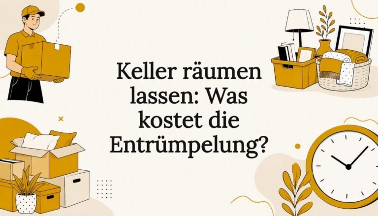 Keller räumen lassen: Was kostet die Entrümpelung?