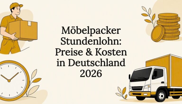 Möbelpacker Stundenlohn: Preise & Kosten in Deutschland 2026
