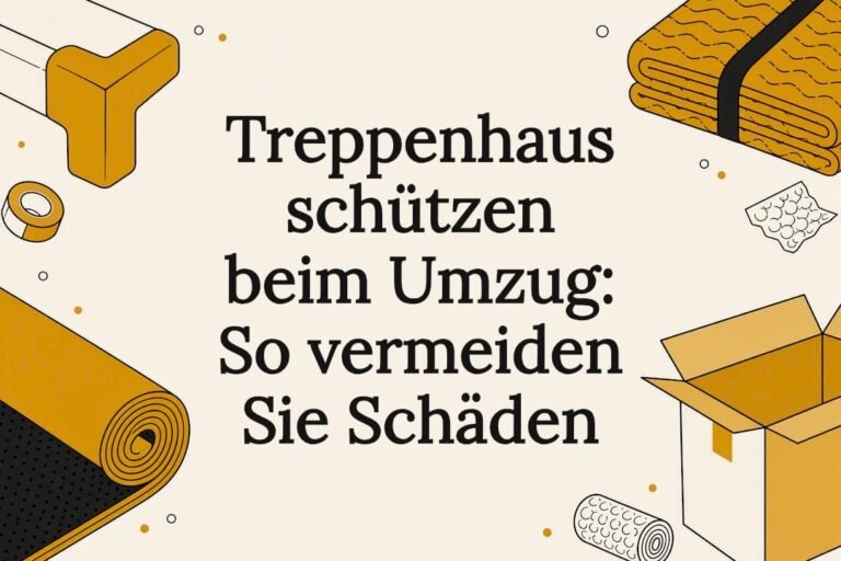 Treppenhaus schützen beim Umzug: So vermeiden Sie Schäden
