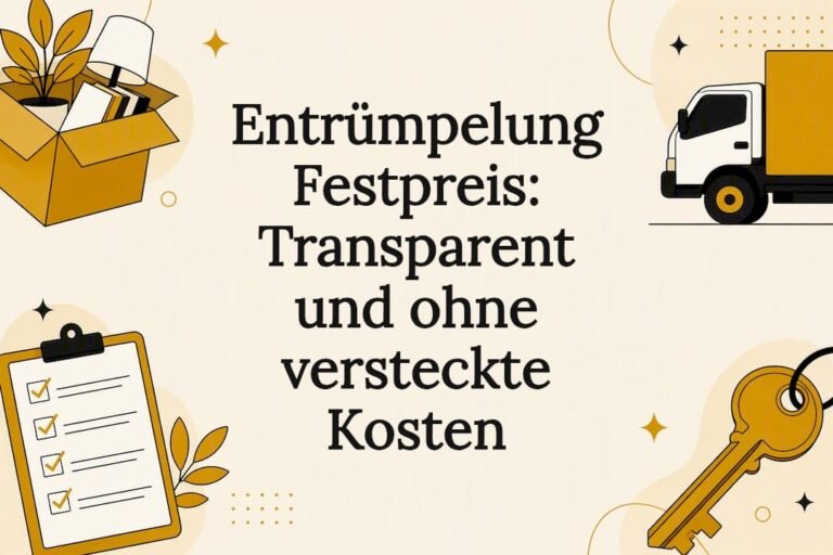Entrümpelung Festpreis: Transparent und ohne versteckte Kosten