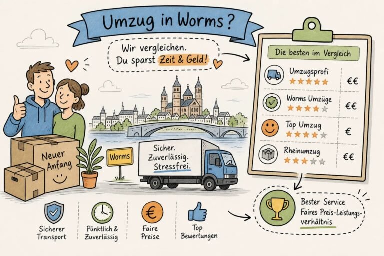Die besten Umzugsunternehmen in Worms im Vergleich