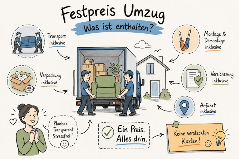 Umzug Festpreis: Was ist wirklich enthalten?