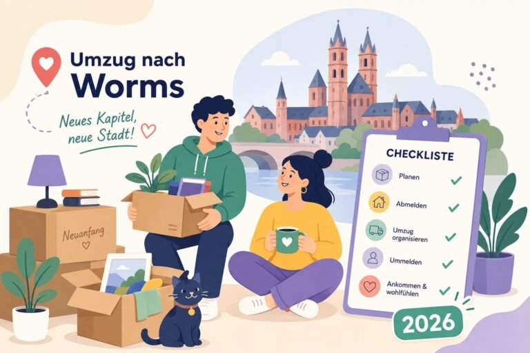 Umzug nach Worms: Die ultimative Checkliste 2026