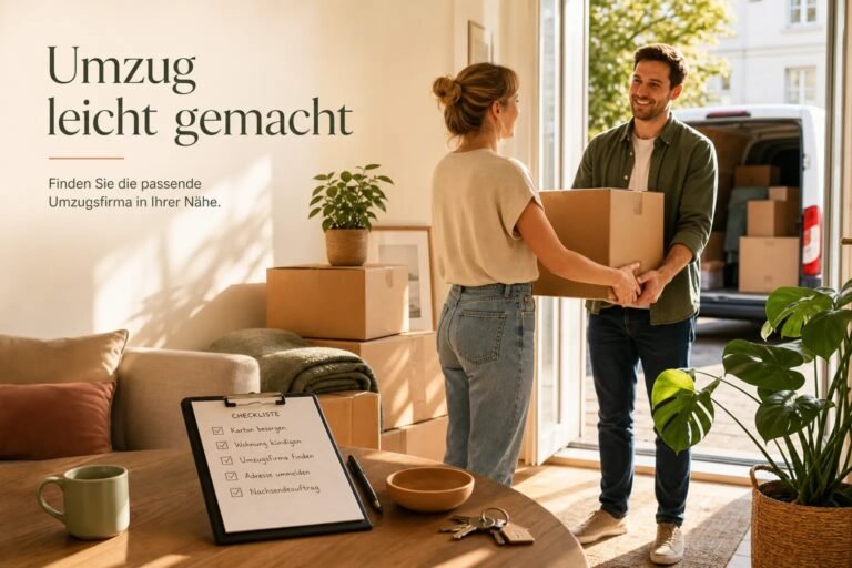 Umzugsfirmen in der Nähe finden: So geht’s richtig