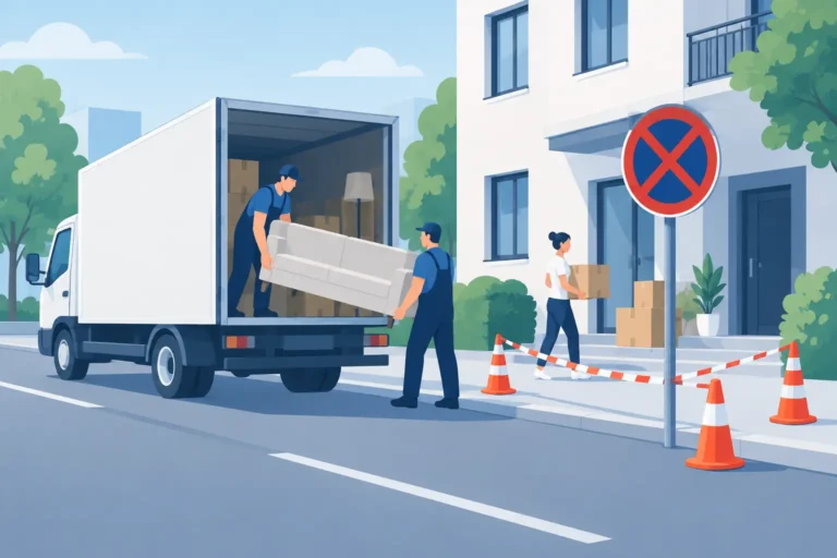 Halteverbotszone für den Umzug beantragen