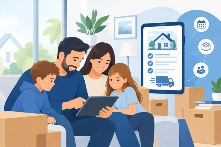 Digitale Umzugsplanung für Familien richtig nutzen